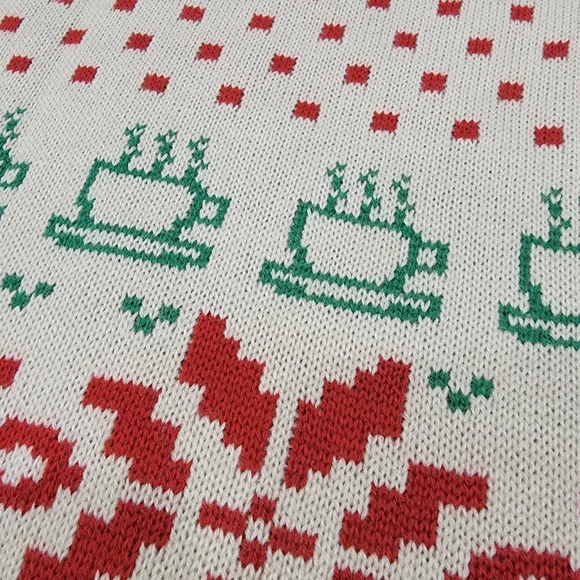 Friends Unisex Crewneck Knit Sweater TV Series Snowflakes Coffee Mugs Men’s M - Picture 11 of 17